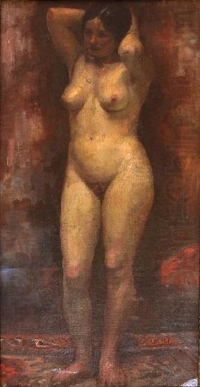 Nud ulei pe panza, Nicolae Vermont